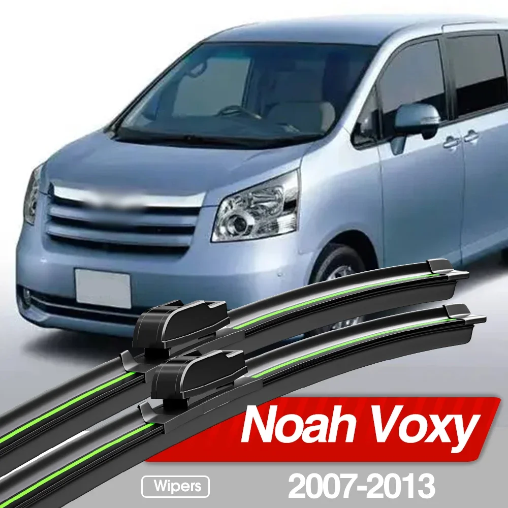 

For Toyota Noah Voxy ZRR70 VAN 2007-2013 Front Windshield Wiper Blades 2x Windscreen Window Accessories 2008 2009 2010 2011 2012