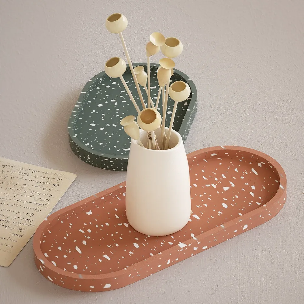 Ovale Silikonformen für Beton, Gips, Ornamente, Schmuck, Epoxidharz und Aufbewahrung mit Schalen-Design – Detail 5