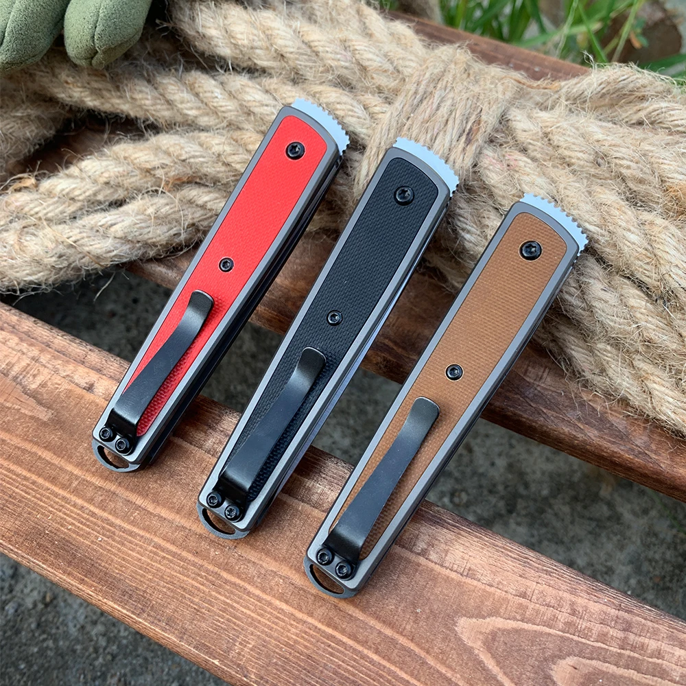 New Pocket Folding Knife 2024 8Cr13Mov Steel Blade Outdoor Camping Multifunctional Small Knives Self defense edc Hand Tools