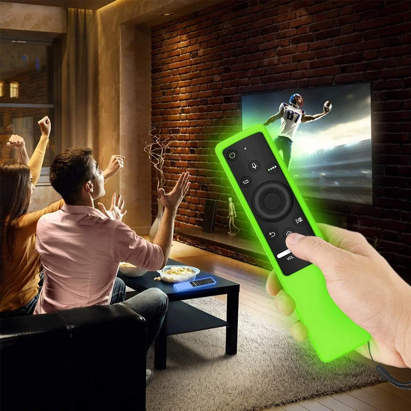 Custodia per telecomando in silicone per Samsung BN59 TV Cover per telecomando con cordino Accessorio per coperture protettive antiurto luminose notturne