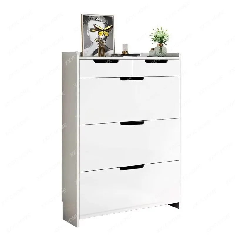 New ultra-thin shoe cabinet, household tipping bucket, entrance cabinet, integrated storage shoe rackSSS