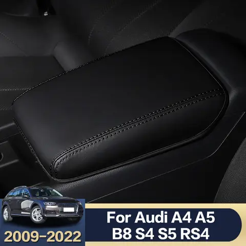 자동차 팔걸이 박스 커버 중앙 제어 장식 인테리어 액세서리 Audi A4 A5 B8 B9 2009 2010 2011 2012 2013 2014 - 2022