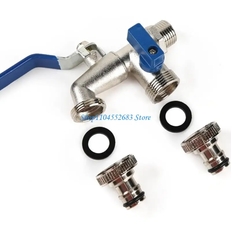 

Y6GD Открытый садовый смеситель из цинкового сплава Сверхмощные разветвители шлангов Смесители для садового бассейна