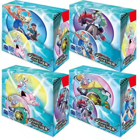 DIY English Pokemon Card 360Pcs SV09 Journey Together Enhanced Booster Box Prismatic Evolutions Trading Card Game TCG Collection