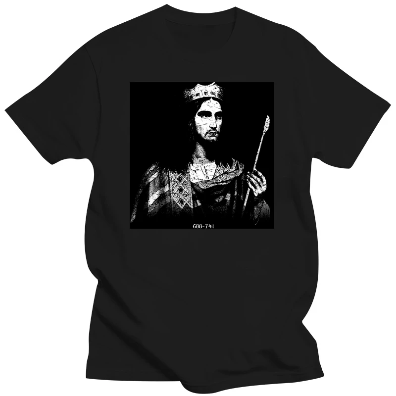 France Charles Martel Frankish Franks King Emperor Tours T-Shirt. Summer Cotton O-Neck Short Sleeve Mens T Shirt New S-3XL