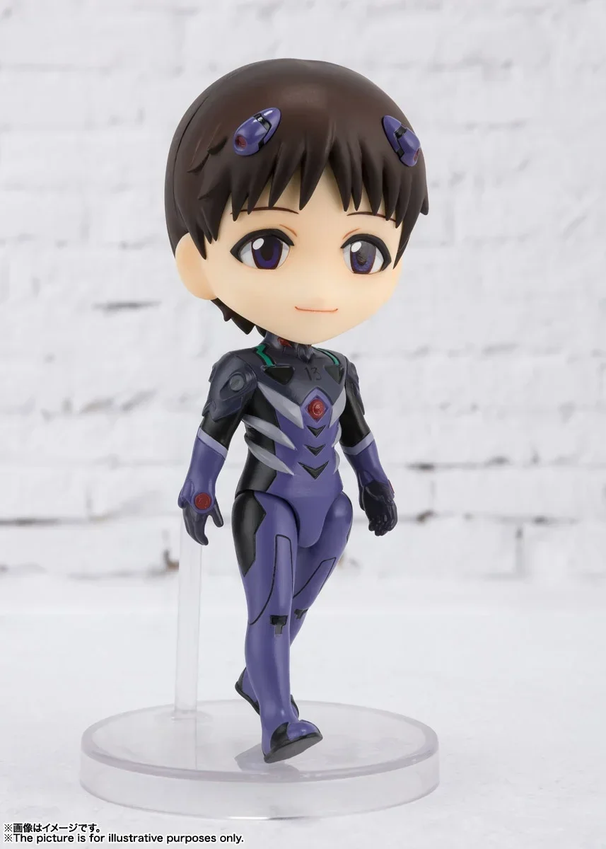 BANDAI Figuarts Mini Rebuild of Evangelion Shinji Ikari Anime Action Figure PVC Figure Complete Collection Model Toys