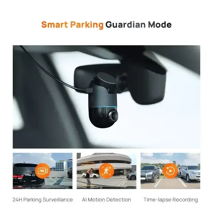 70mai Dash Cam Omni X200 360 Full View Built-in GPS ADAS 70mai Car DVR X200 Camera 24H Parking Monitor eMMC Storage AI