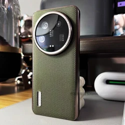 Case For Xiaomi 14 Ultra 13 12S 15Ultra 5G Nylon Woven Matte Leather Skin-friendly Cover For Mi 15 Ultra 14 13 12 Luxury Bumper