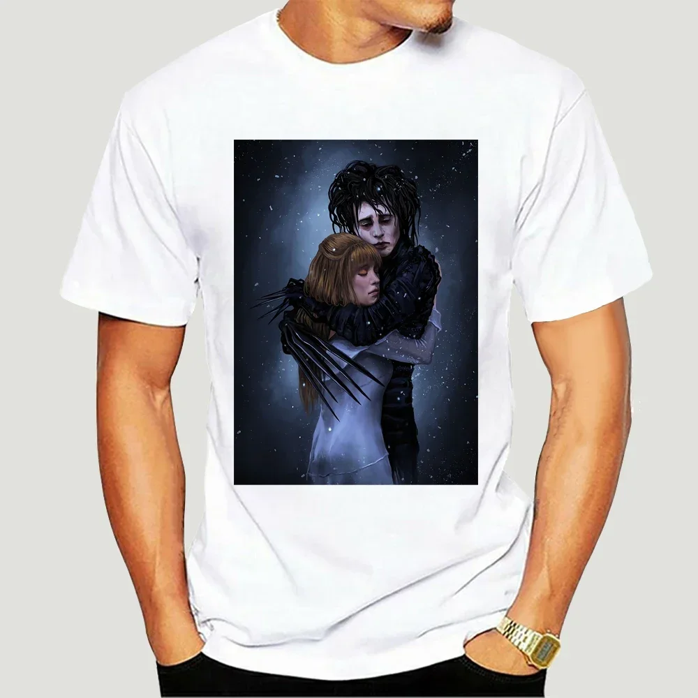 gimnasio, King, negra, blanca, 2019, 3184X Camiseta de Edward Scissorhands para hombre, ropa de calle de película,