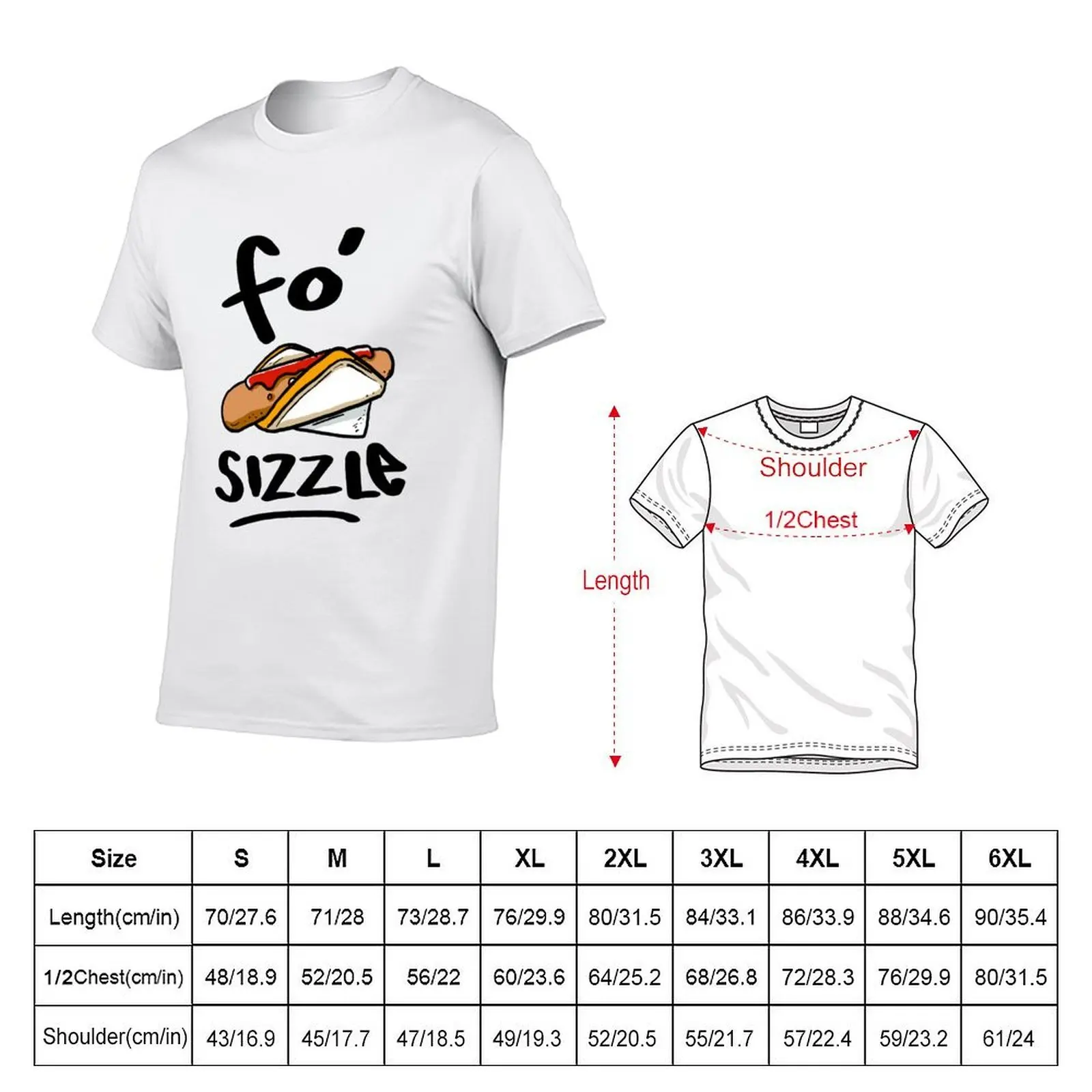 Aussie Sausage Sizzle Meme T-Shirt oversized rapper graphic tees mens white t shirts