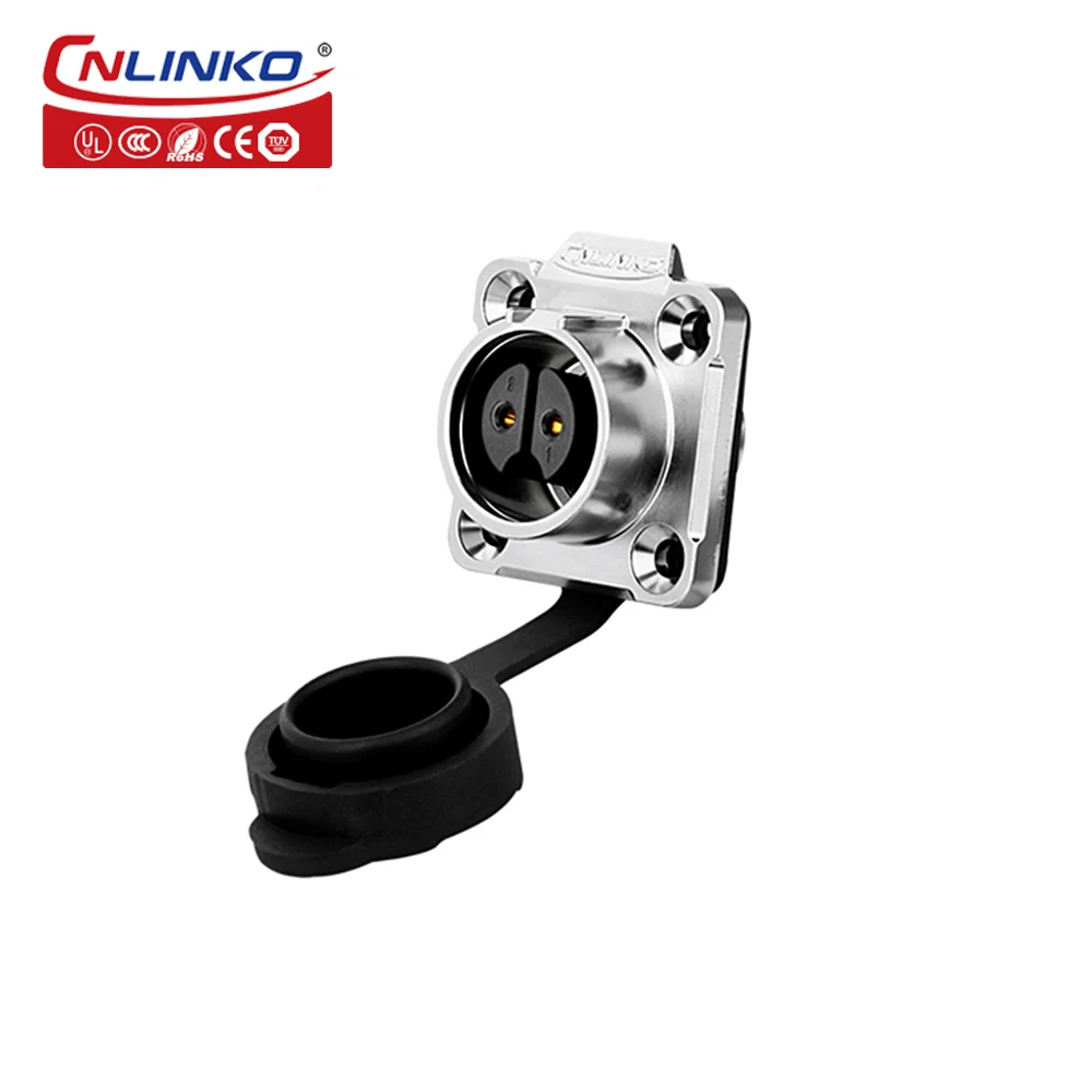 CNLINKO 2 Pin Industrial Male Female Plug Socket M16 Electrical Connector Waterproof IP67 Power XLR Waterproof Usb C Female 10A