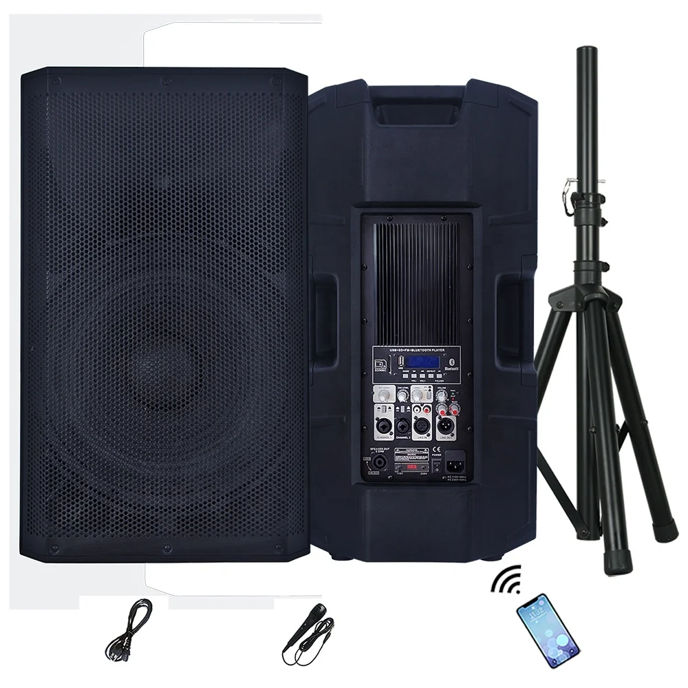 

Professional Audio 5000W 15" High Power Out/indoor PA Speaker System Sound Box DJ Party Array Line System BocinaParlate