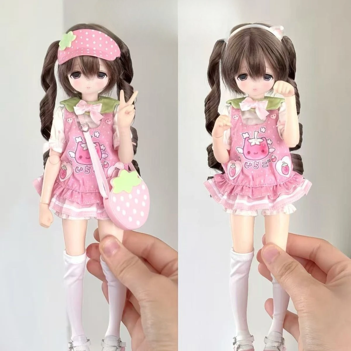 Conjunto de ropa para muñecas a escala 1/6, ideal para muñecas Azone Ob22 y Ob24: falda, blusa y pantalones con mangas abullonadas. Accesorios para muñecas, para jugar a la casa de muñecas y vestir a las muñecas. No incluye la muñeca.