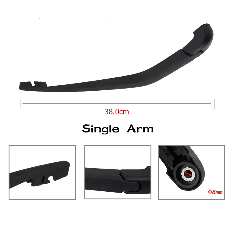 BEMOST Auto Car Rear Windscreen Wiper Blade Arm Soft Natural Rubber For Honda Mobilio Hatchback Year From 2002 To 2018