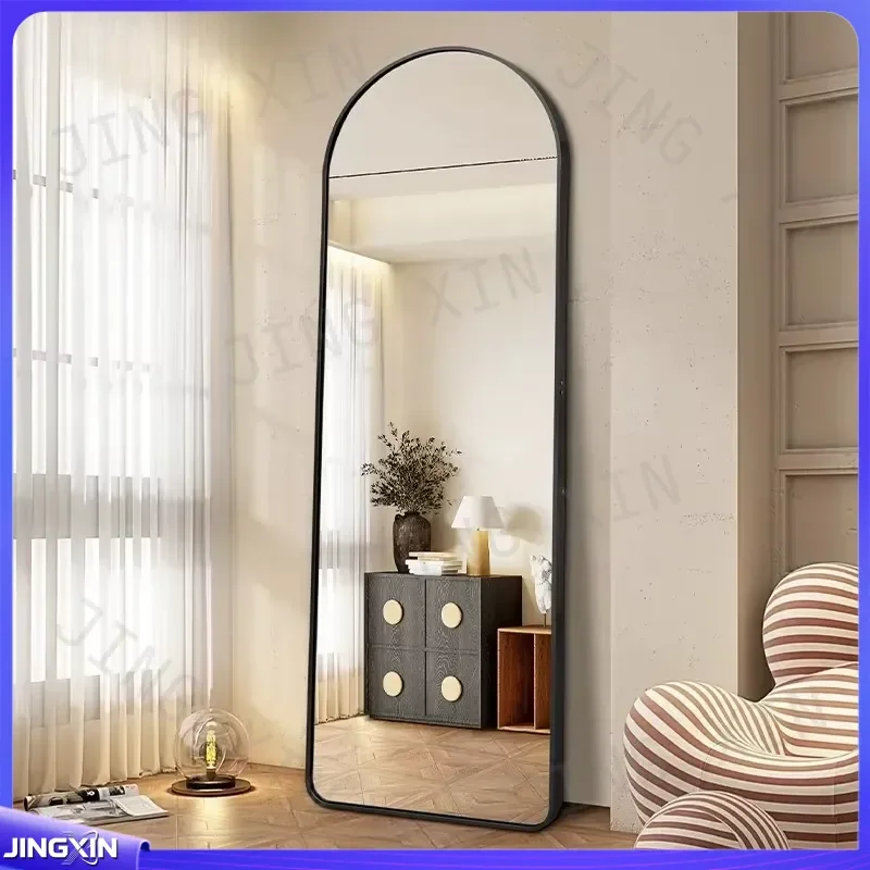 custom for Arch Full Body Mirror Aluminum Alloy Frame Wall Mounted Home Clothing Store Display