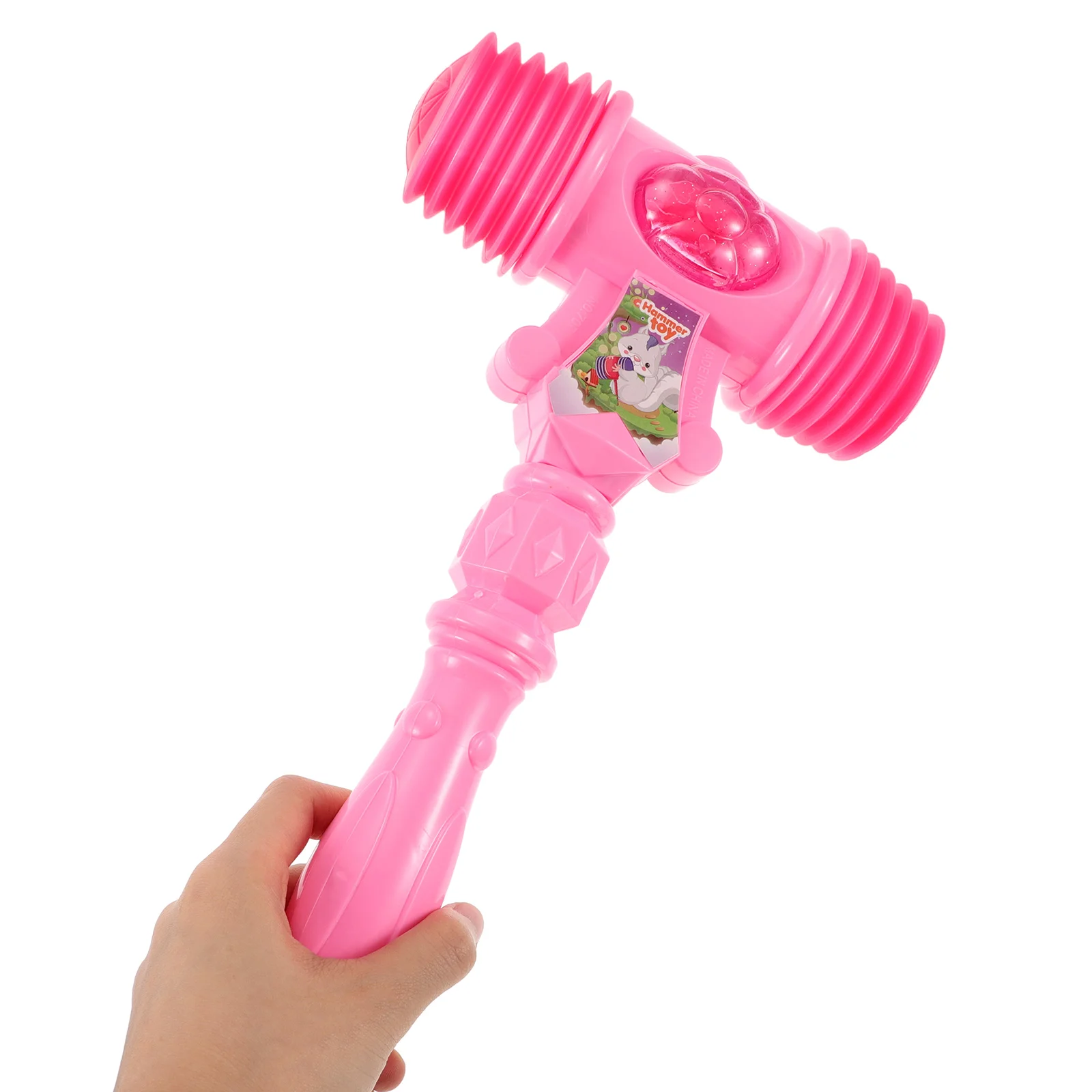 The Hammer Children's Bb Cheering Kids Interactive Toys Clown Mallet Rosy Squeaky for Toddler