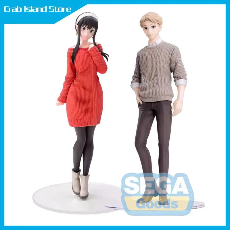 SEGA Original SPY×FAMILY Anime Figure Loid Forger  Yor Forger Action Figure Toys For Kids Gift Model