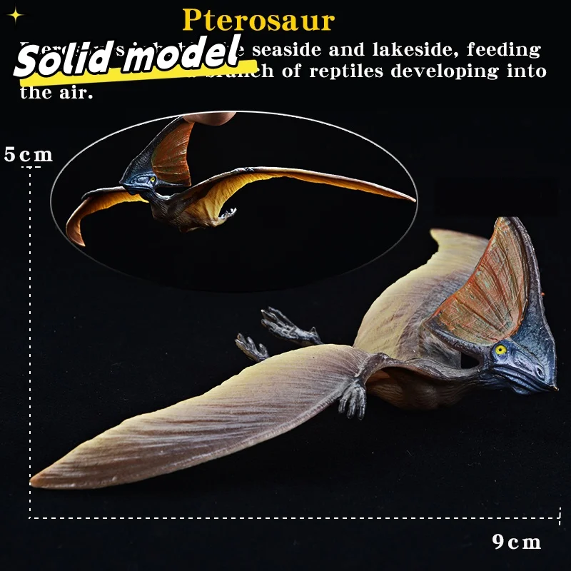 Simulated Jurassic Dinosaur World Animal New Pterosaur Model Action Doll Children's Gift Puzzle Toy