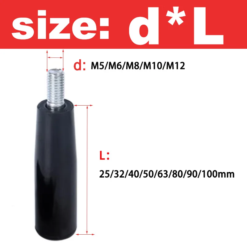 

1pcs M5M6 M8 M10 M12 Rubber Wood Hexagonal Rotating Handle