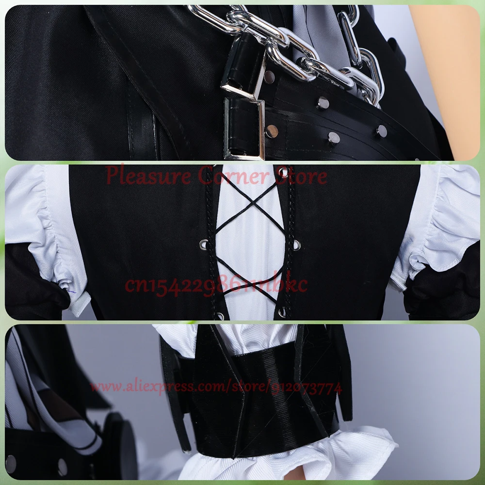 Zenless Zone Zero Ellen Joe Cosplay Costume Full Set Props ZZZ Ellen Joe Cosplay Costume Dress Tail Wig Full Set Ellen Joe Shoes