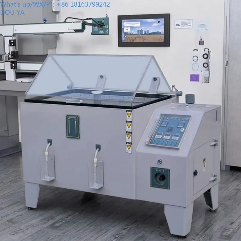 غرفة رش الملح القابلة للبرمجة طلاء الطلاء الكهربائي ASTM B117 ISO 9227 NSS/CASS اختبار 1 سنة IP65 الحماية #5