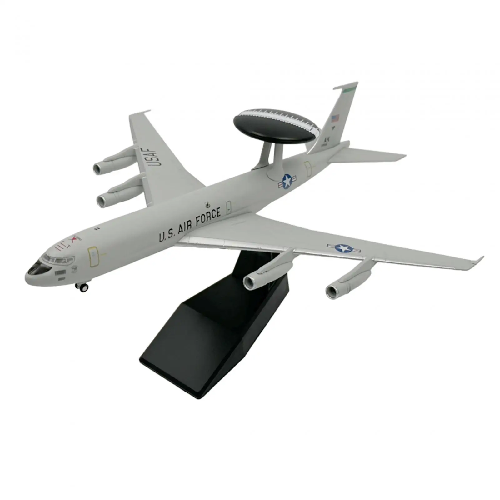 1/200 Scale USA E-3 Airplane Diecast Alloy Model Aircraft Display Collection Fighter for Livingroom Desktop Decoration