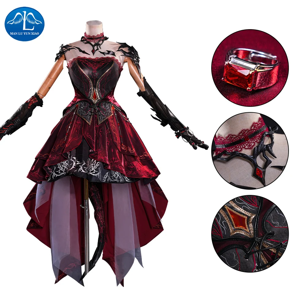 

Love and Deepspace Heroine Cosplay Costume Uniform Headwear Sylus Abysm Deep Sovereign Master Women Aldult Outfits Role Play