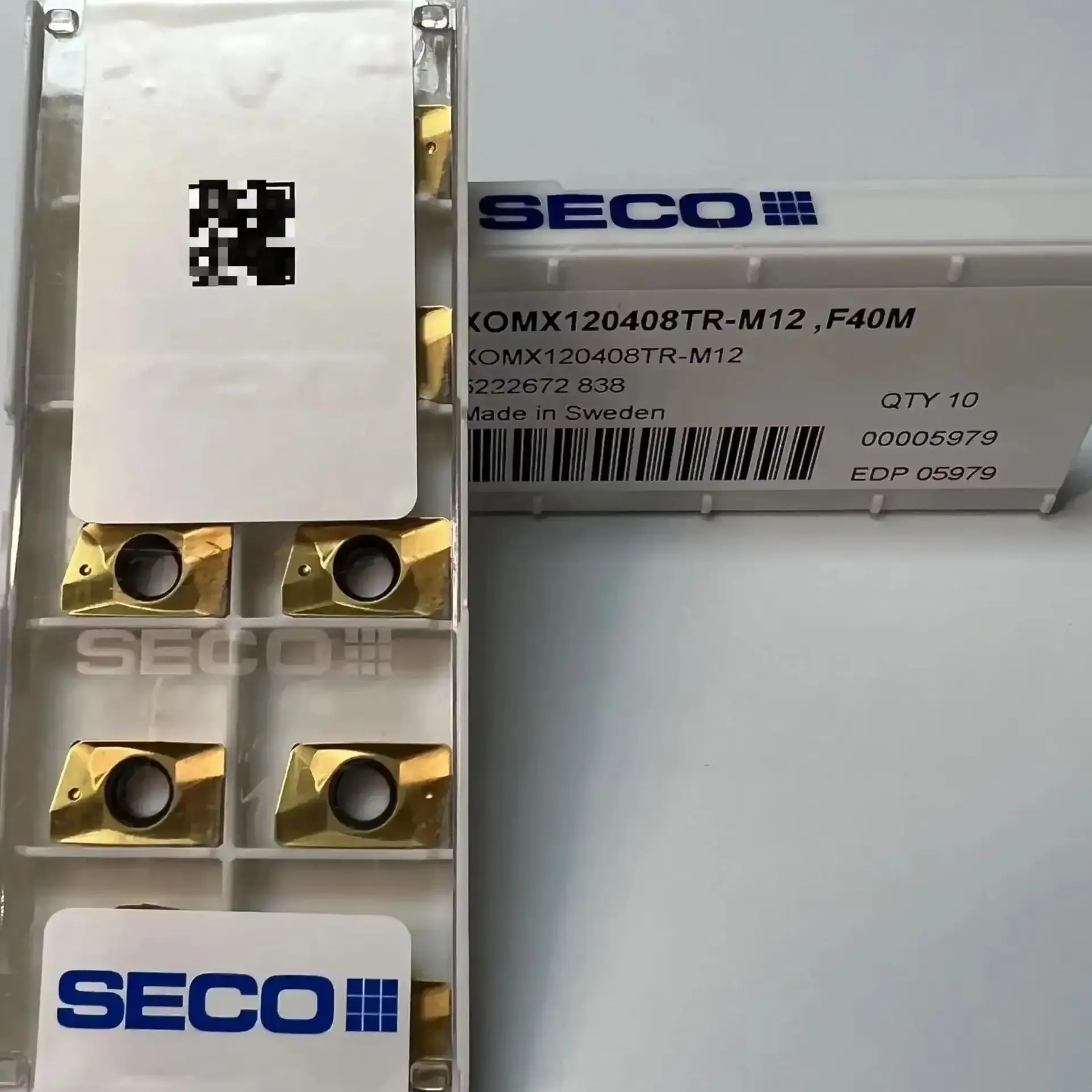 

XOMX120408TR-M12,F40M /Alloy blade 10 PCS