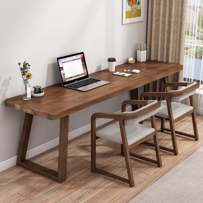 جميع مكاتب الدراسة المصنوعة من الخشب الصلب، طاولة الدراسة المنزلية البسيطة، مكتب الكتابة لغرفة النوم #2