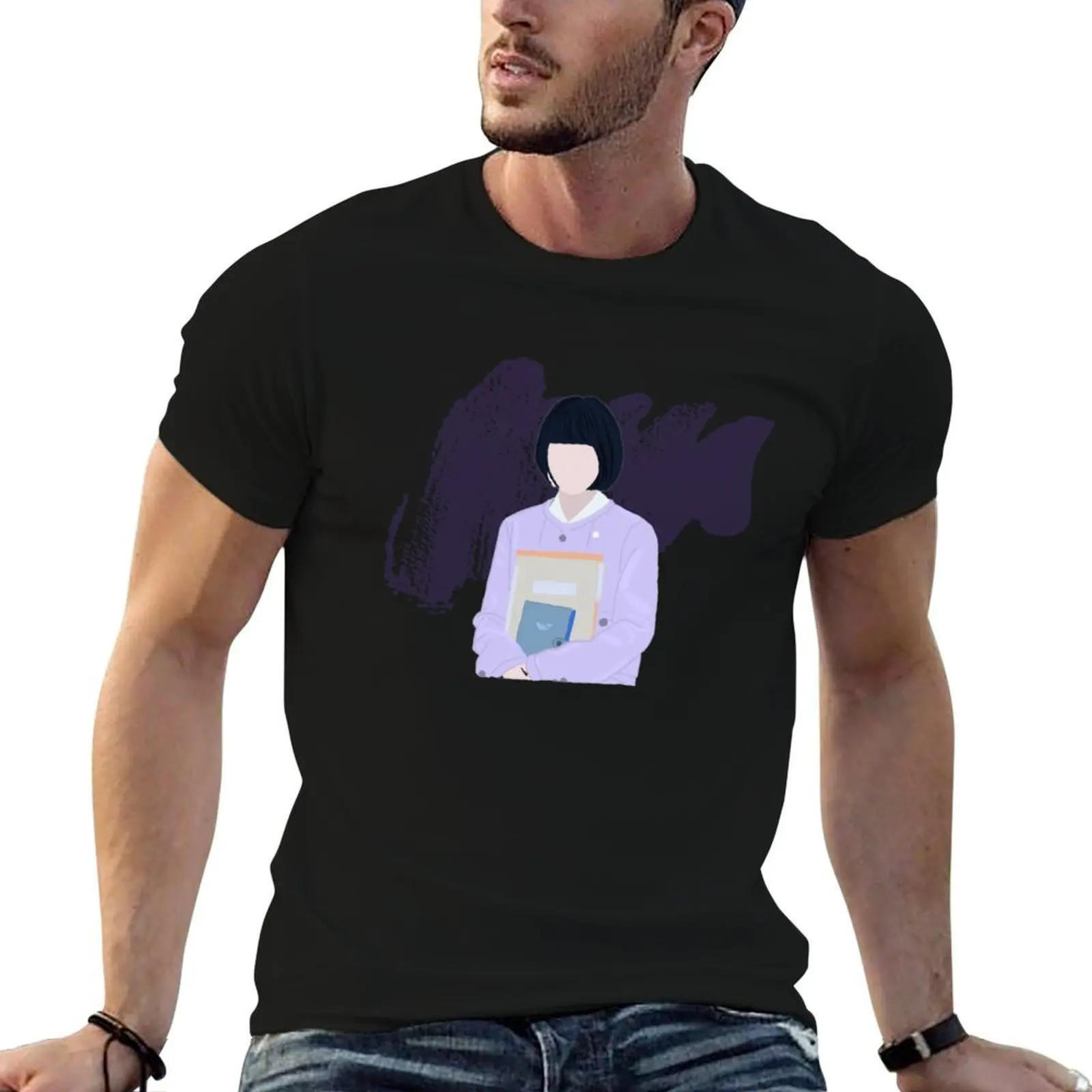T-shirt Extraordinary Attorney Woo Yong Woo pour homme, t-shirt coupe ajustée, t-shirt imprimé personnalisé, t-shirt de créateur