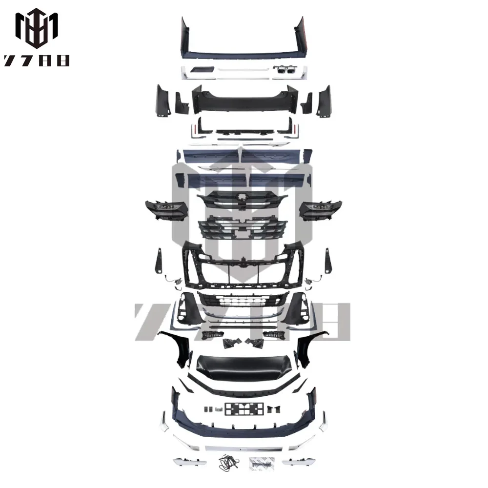 أفضل مجموعة selli7788 عالية الجودة لـ yo ta 2015-2023 Vellfire 30AGH ترقية إلى 40AGH الجسم OEM طقم مصد السيارة الأمامي