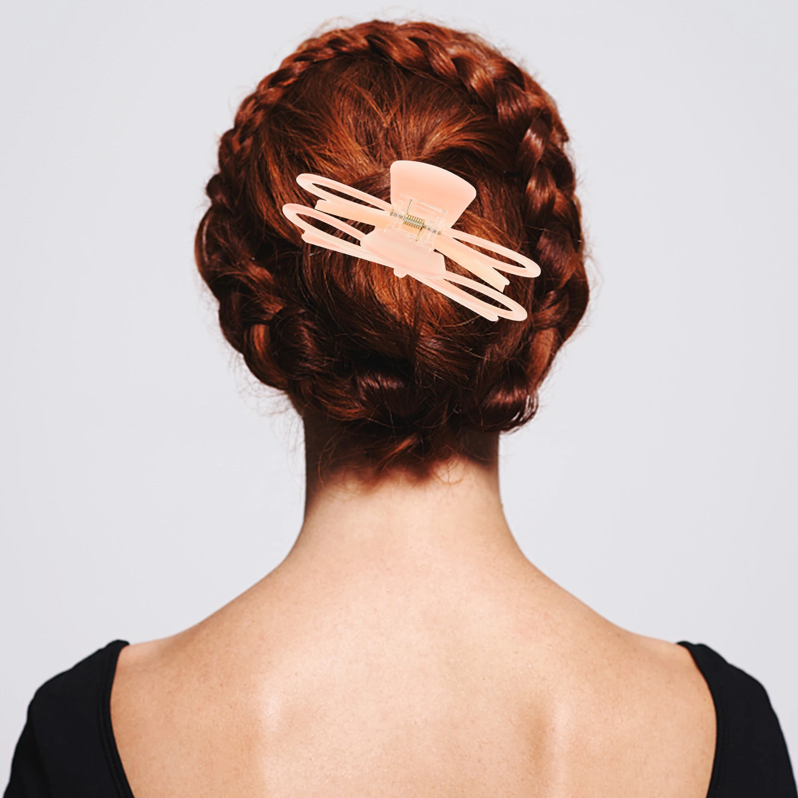 

3 Pcs Bow Hair Claw Clips Women Large Hairpin Accessories Brown Non Damaging Easy Use Thin Thick Hair Styling Daily