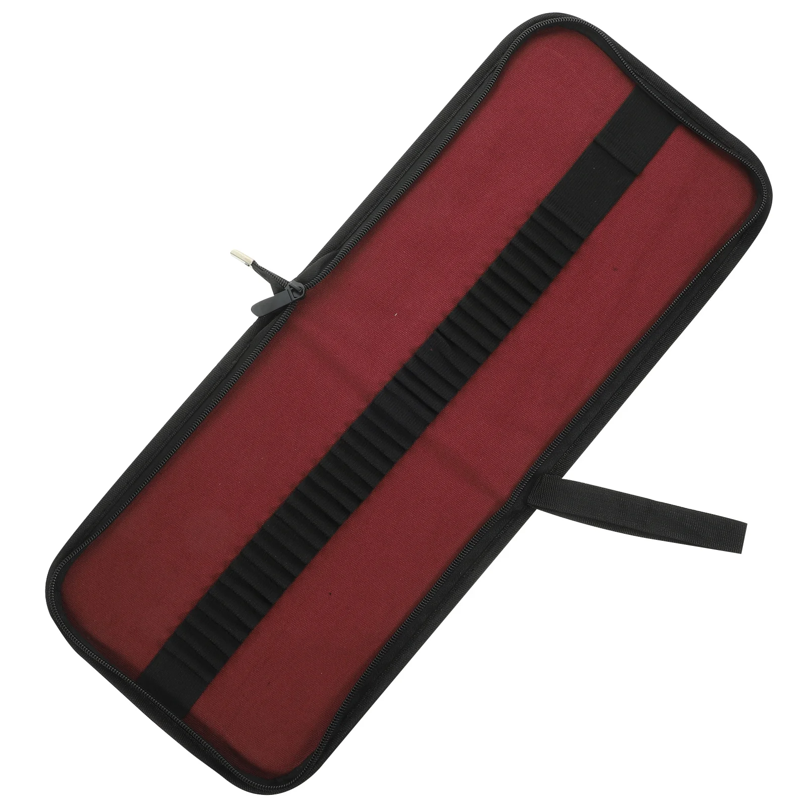 Canvas Pencil Case Wrap Pens Storage Bag Fold Drawing Pencils Stationery Art Painting Pouch School