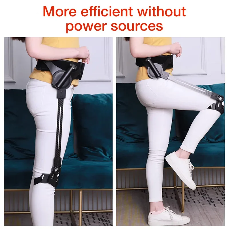 Elderly Stroke Hemiplegia Rehabilitation Walking Aid Lower Limb Assistance Exercise Leg Lifting Exoskeleton Orthosis Fixator