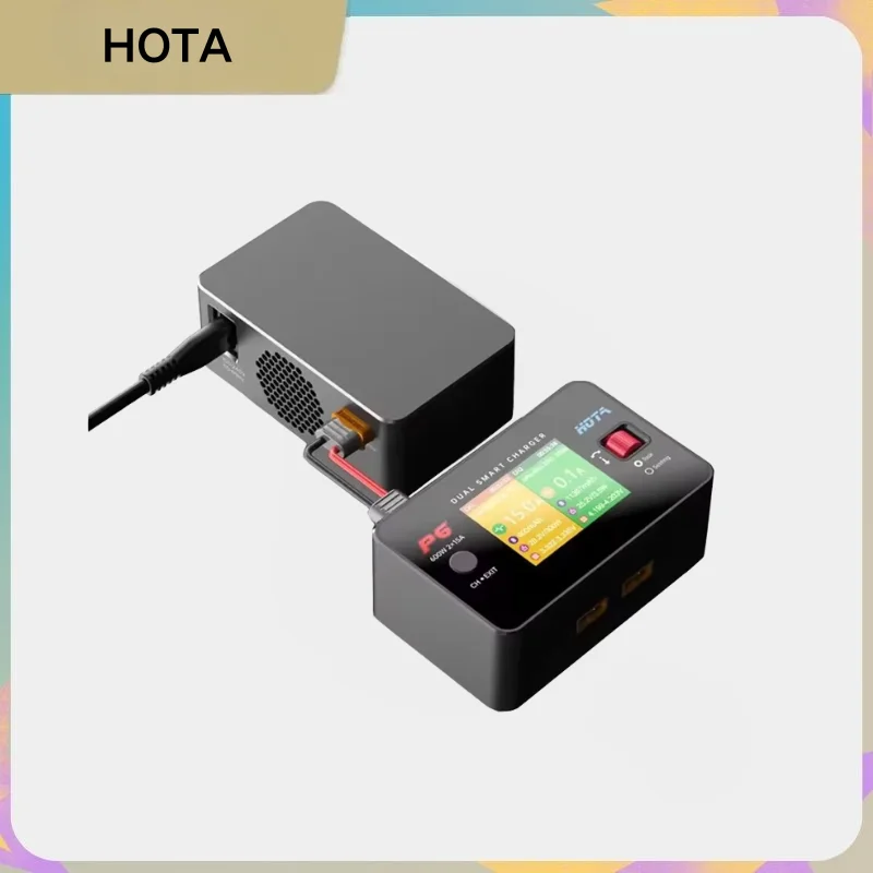 

HOTA P6 T240 AC 240W DC 600W 15A Dual Channel Smart Charger Mobile Service for LiPo 1-6S Li-Ion NiMH Battery RC Drone FPV Parts