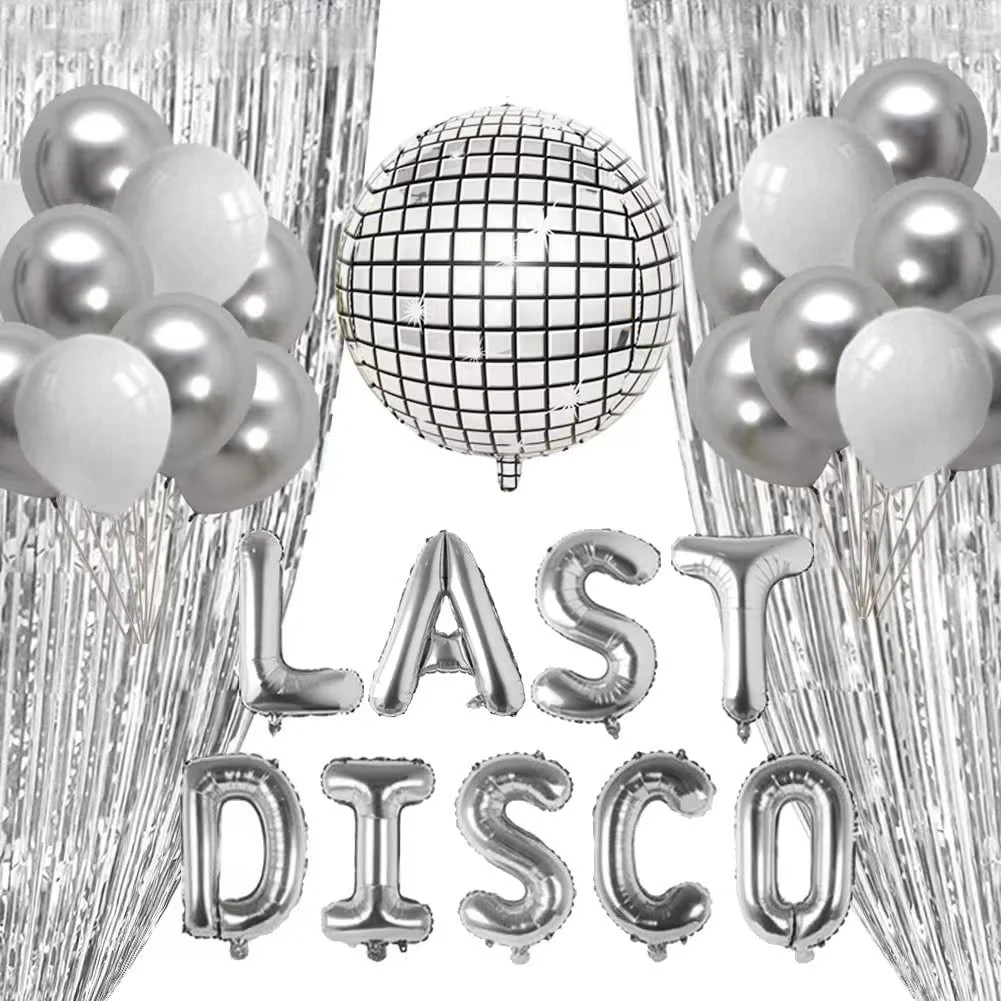 

Disco Party Balloons Banner Lets Boogie Disco Fever Party Decor 70s 80s Saturday Night Fever Disco Ball Dance Birthday Supplies