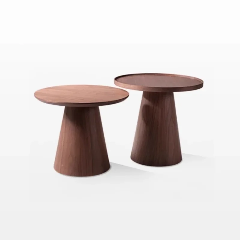 

Nordic retro corner few, black walnut solid wood, round edge few