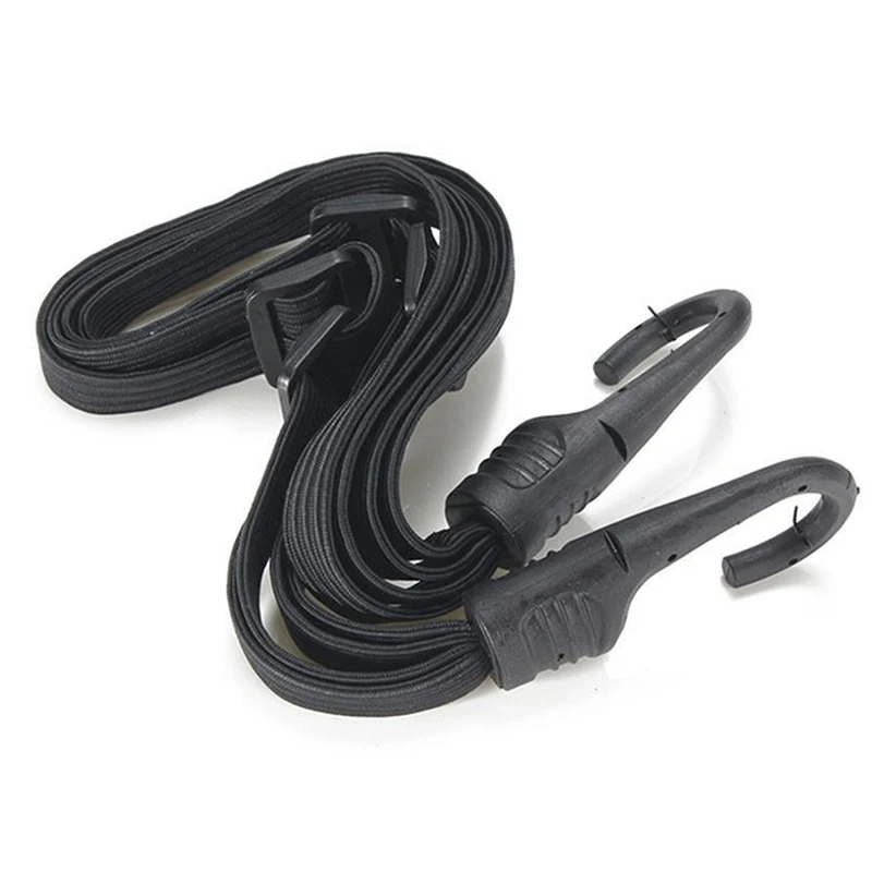 60cm Motorcycle Luggage Belt Helmet Gear Fix Elastic Buckle Rope High Strength Retractable Protection