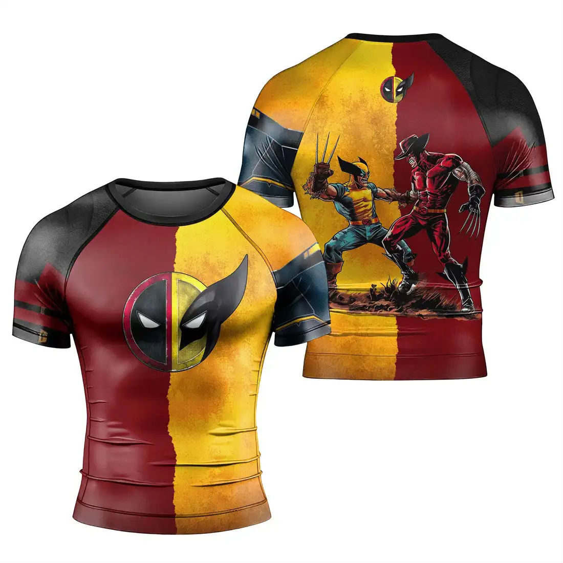 Cartoon Animation Breathable Fabric Popular Digital Printing 3D Printing Loose Men's Tops Europe and America