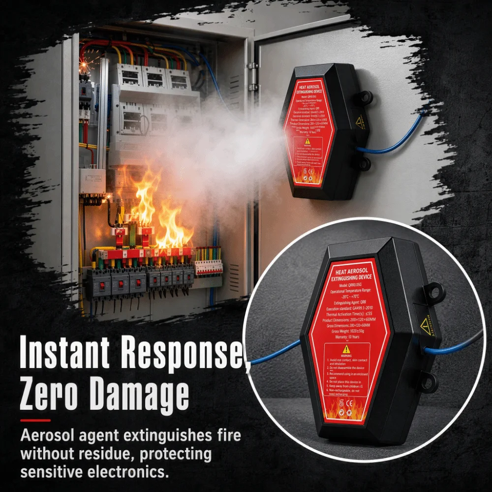 20g,30g,40g,50g,60g Aerosol Automatic Hot Aerosol Fire Suppression Device Compact Device Fire Suppression