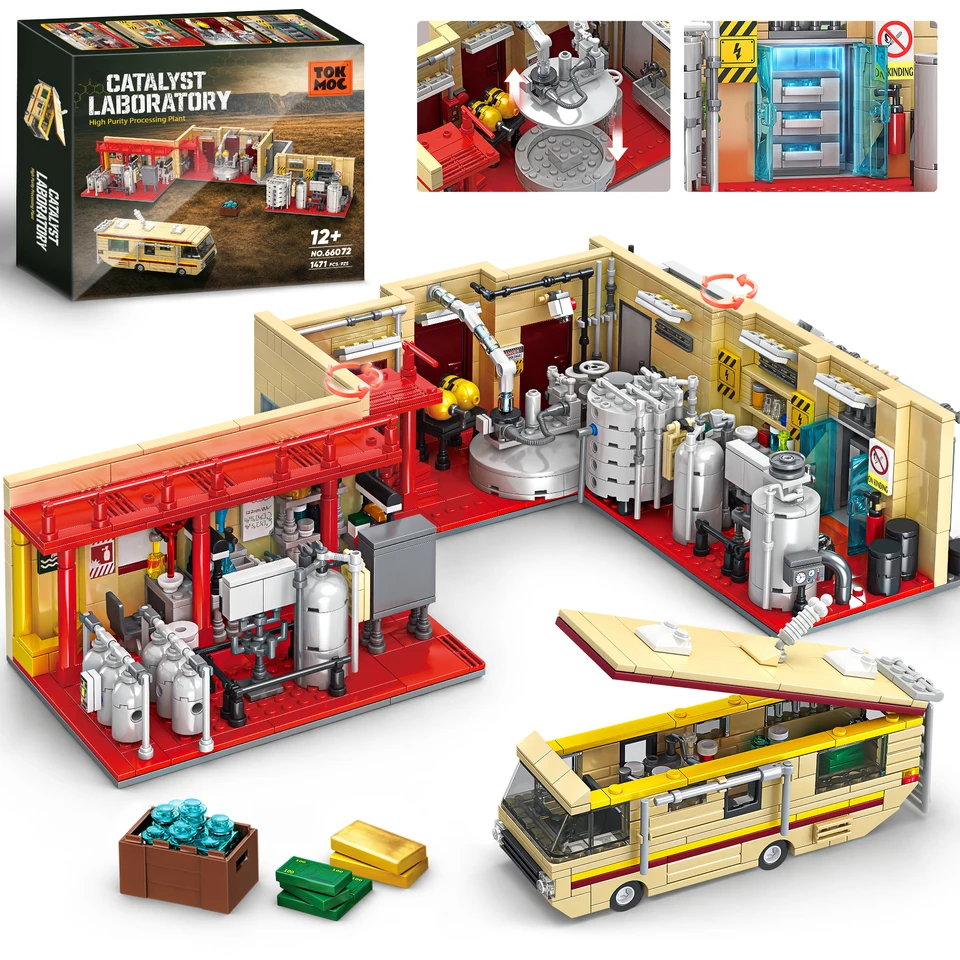 Modular Chemistry Lab Camper Van Building Set