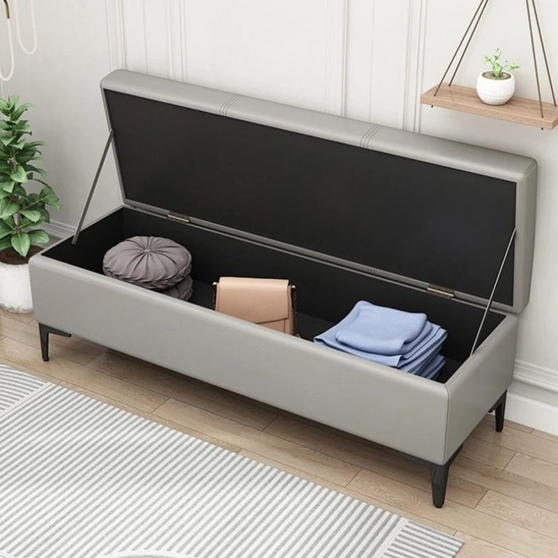 

Outdoor Weatherproof Storage Ottoman Bench Shoe Storage Bench Entryway Mudroom Patio Porch Upholstered Lift Top Hidden Storage