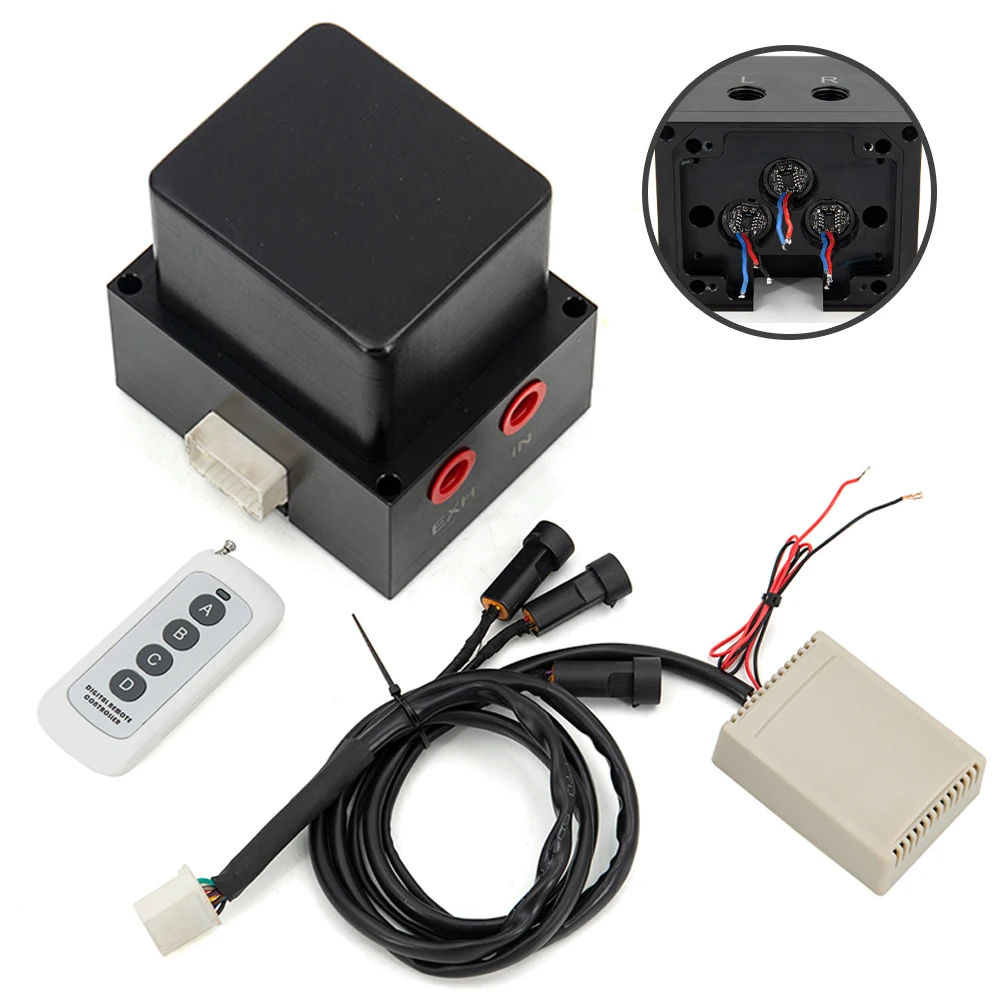 New Universal Air Ride Suspension Manifold Valve Built-in Air Pressure Sensor 12v 4 Position Solenoid Valve 6*1/4 NPT Out Port