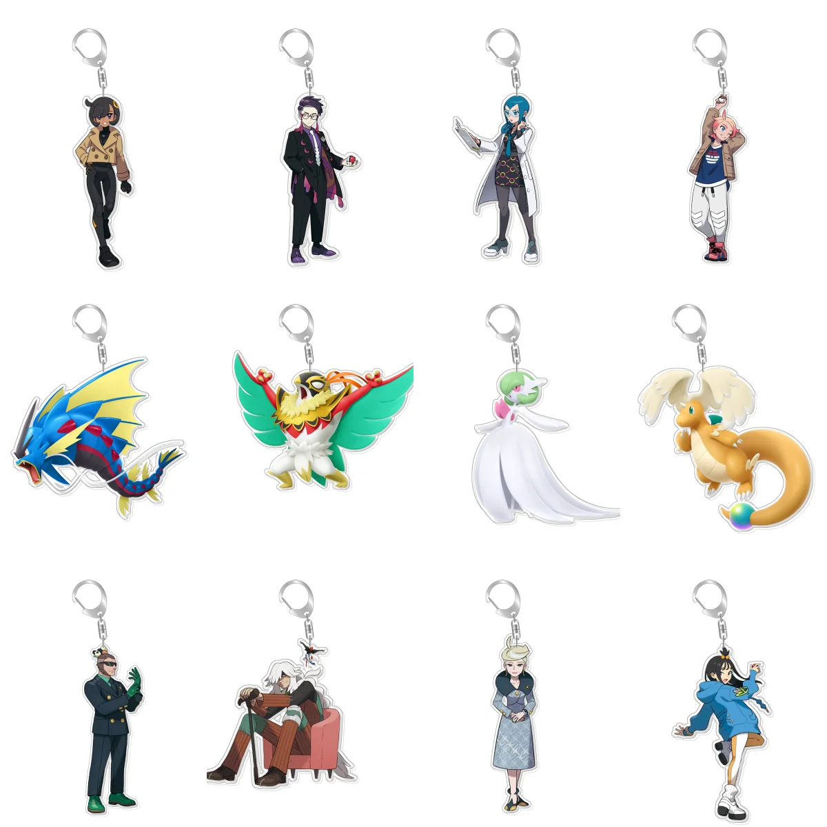 

Pokemon Legends ZA Keychain Dragonite Paxton Harmony Anime Game Collection Self Made Acrylic Gift Pendant Decoration Toy