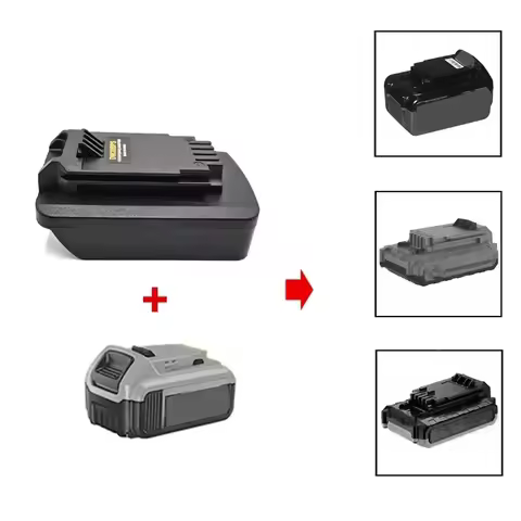 Battery Adapter for Dewalt DCB 18/20V Battery Converted To for Black&amp;Decker PORTER CABLE Stanley 20V max Battery Tool Converter