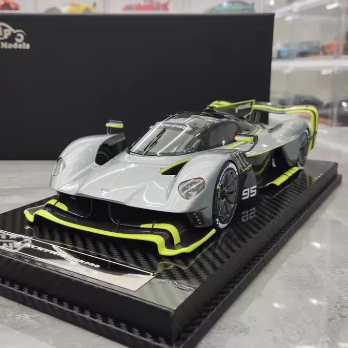 1:18 Vip Aston Martin Valkyrie Amr Pro Car Model Collectible Metal Diecasts Toy Room Ornament Model Children Toy Birthday Gift