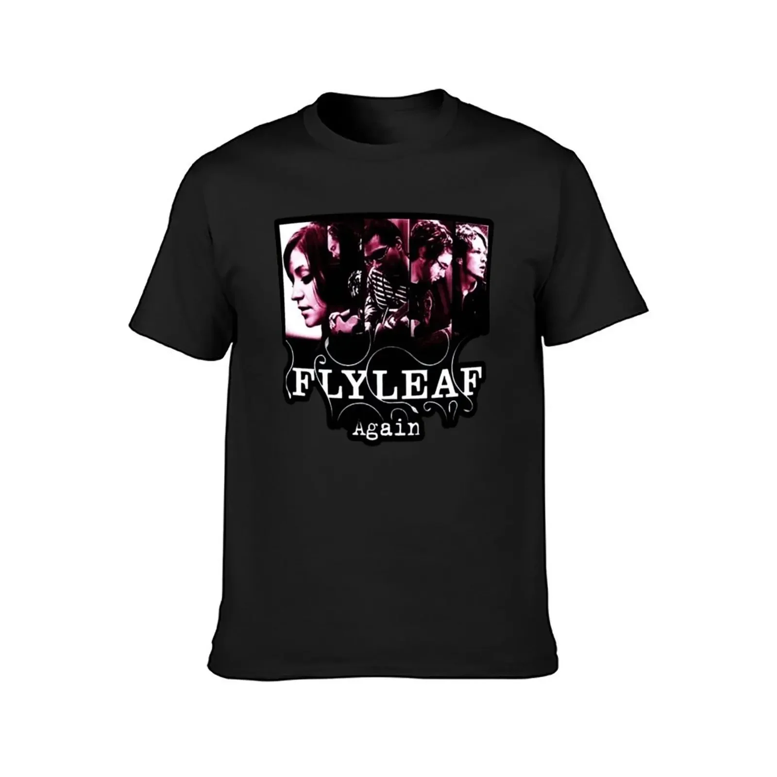 flyleaf again and again happen T-Shirt anime clothes animal prinfor boys korean fashion mens t shirt