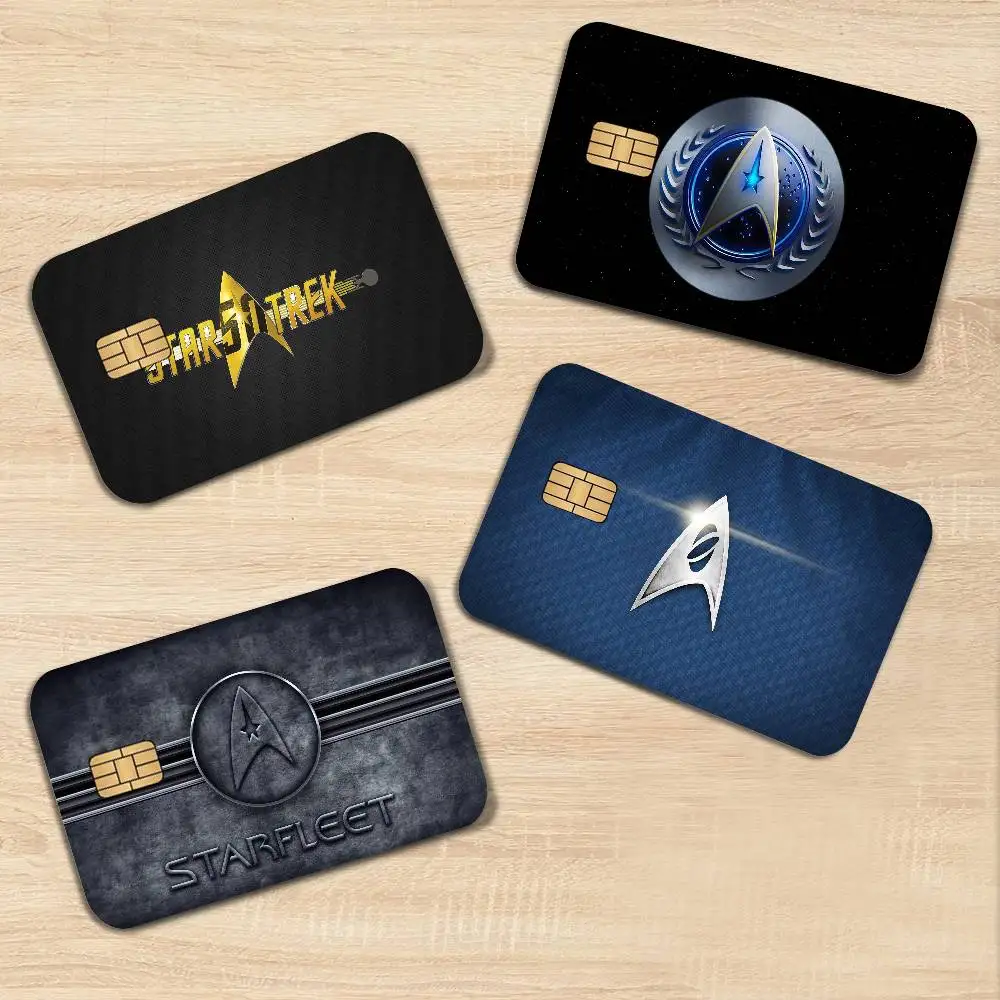 S-Star T-Trek TV Anime Young Creidt Card Debit Card Sticker Film Case Front Tape for Small Big Chip No Chip