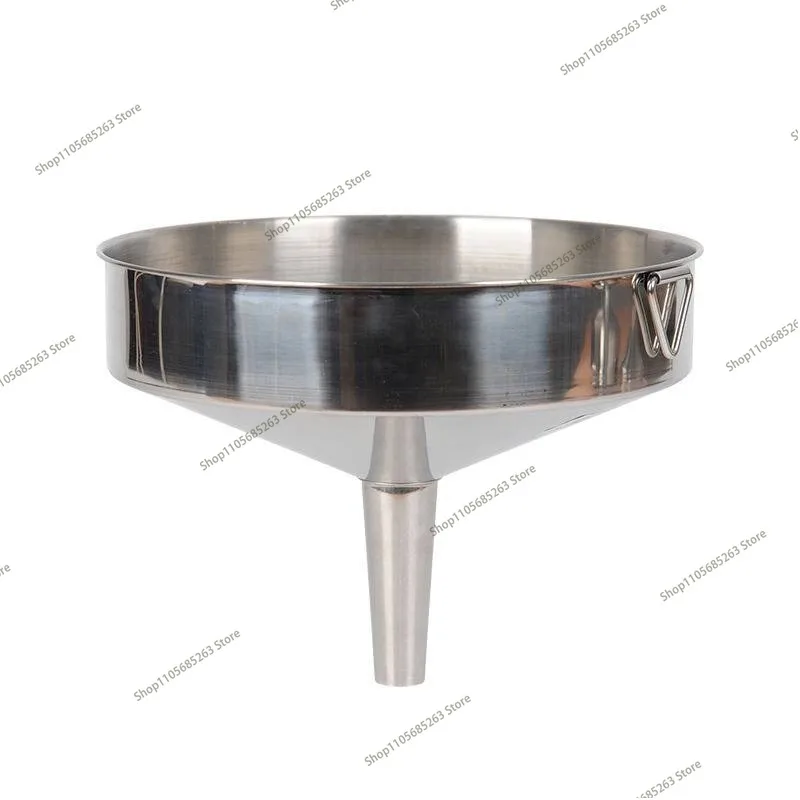 304 stainless steel hopper Filling with cover hopper  Fast loading hopper Large diameter thickened1pcs