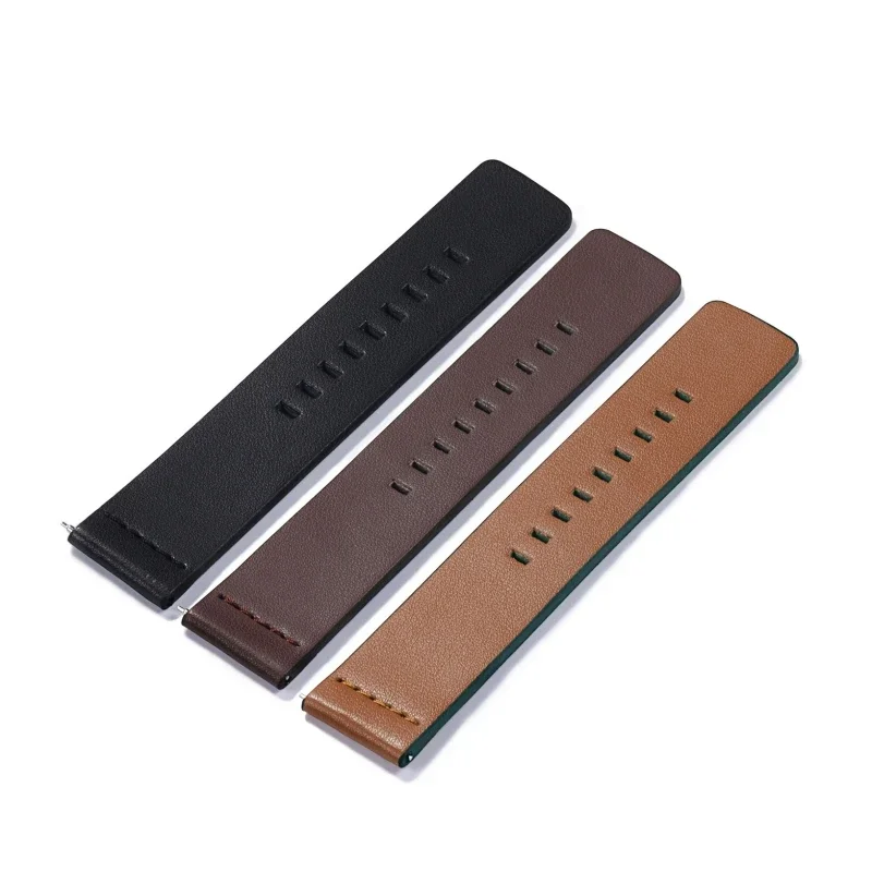 18mm 20mm 22mm 24mm Cowhide Watch Band Quick Release Strap Genuine Leather Watchband Universal Wrist for Omega Watch Accessories